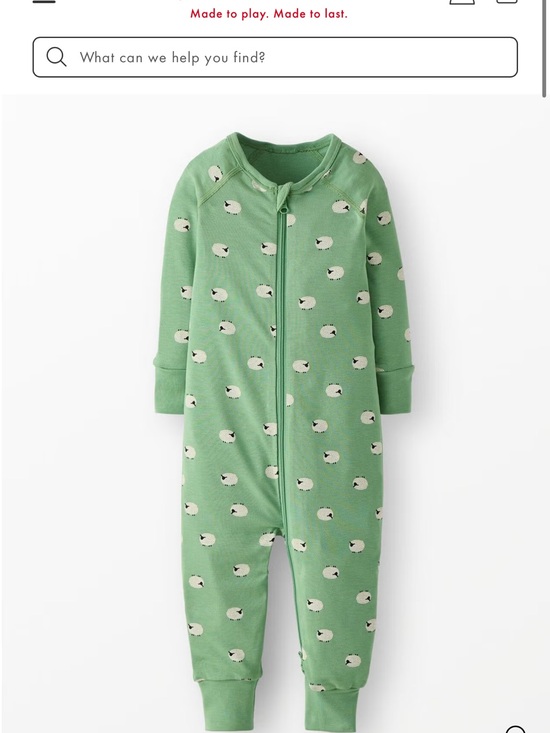 Hanna Andersson Other - Hanna Andersson
HannaSoft™ Stretch Sleeper
2 Way Zipper One-Piece Bodysuit
Sheep
